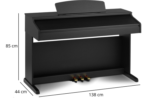 Classic Cantabile DP-50 SM E-Piano Schwarz matt Set image 8