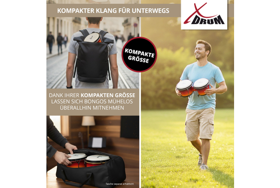 XDrum Bongos Club Vintage Sunburst image 8