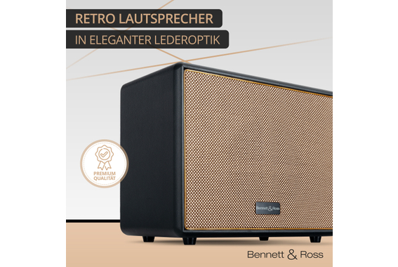 Bennett & Ross BB-880BK Blackmore Giant Bluetooth Lautsprecher Schwarz  - Retoure (Zustand: sehr gut) image 8