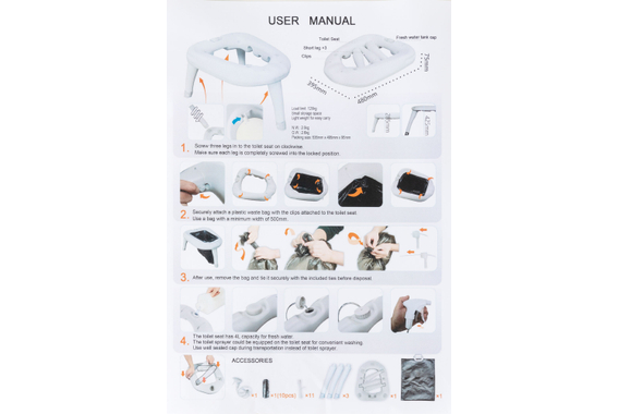 Stagecaptain Quixie-2842 Toilette da Campeggio e Festival image 8