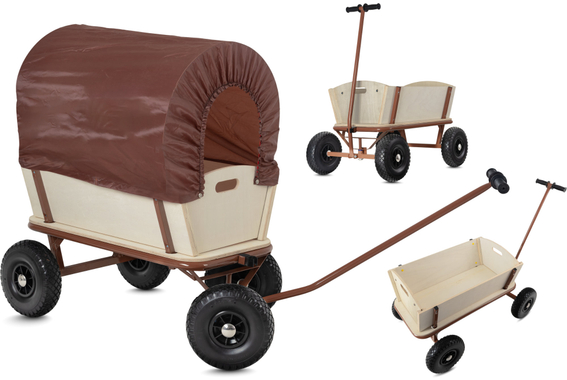 Stagecaptain BW-1812D BN Bollycart Holz-Bollerwagen braun  - Retoure (Zustand: gut) image 8