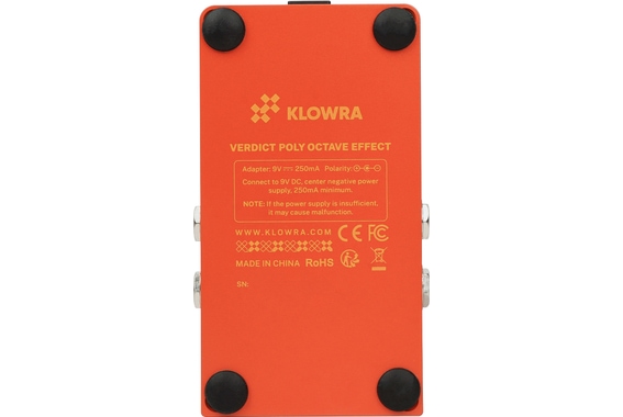 Klowra Verdict Polyphonic Octave Pedal image 8