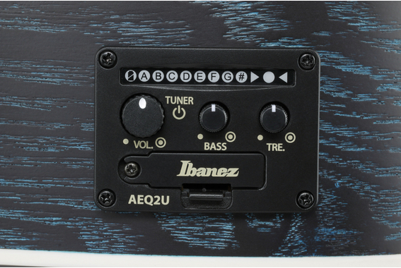 Ibanez EWP16EWB-GAO Chitarra Western Traveller Galaxy Aqua Open Pore image 8