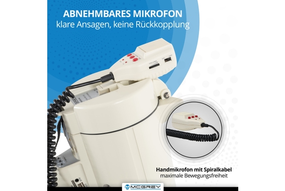 McGrey MP-2000HRS MkII Megaphon  - Retoure (Zustand: sehr gut) image 8