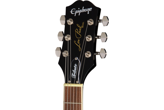 Epiphone Les Paul Tribute Plus Transparent Ebony Burst image 8