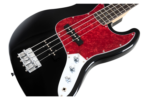 Rocktile Pro JB-30BK 70's Deluxe E-Bass Black Set image 8