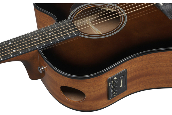 Ibanez AAD51CE-DVS Westerngitaar Dark Violin Sunburst image 8