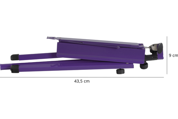 Classic Cantabile 100 Pupitre Medium Lilas Set incl. Boîte de Rangement image 8