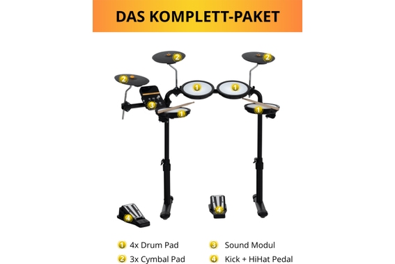 XDrum DD-250 E-Drum Kit Set image 8