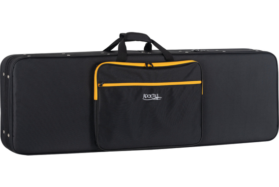 Rocktile Pro RB-400B Blackbird E-Bass Black Softcase Set image 8