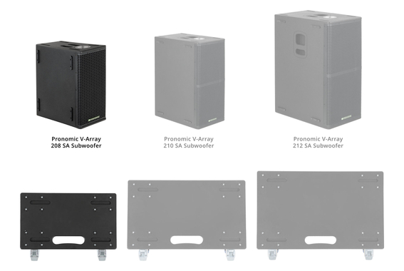 Pronomic Rollwagen voor V-Array 208 SA Subwoofer image 8