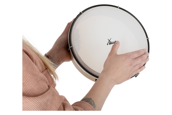XDrum HTM-10K 10" Handtrommel met kunststofvel 3x set image 8