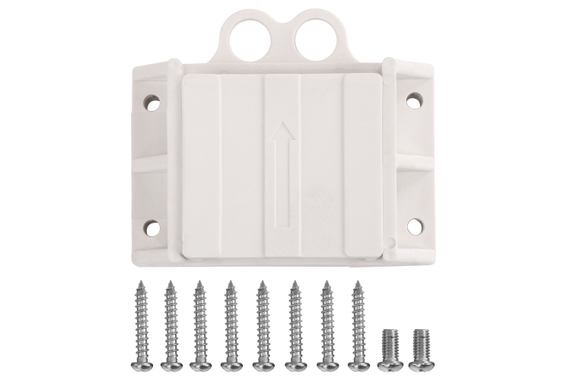 Paire d'enceintes extérieures Pronomic OLS-5 WH blanches 2x 80 watts image 8