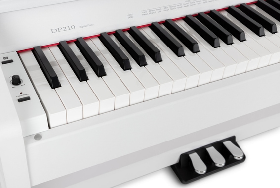 Classic Cantabile DP-210 WM Electric Piano White Matte Set incl. Bench, Headphones and Method Book image 8