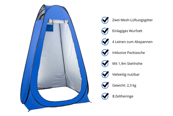 Stagecaptain TZ-190 MKII Quixie Tenda Toilette Pop-up image 8