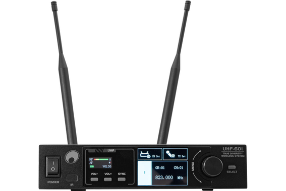 Omnitronic UHF-601 Sistema De Micrófono Inalámbrico De 1 Canal 823-832/863-865 MHz image 8