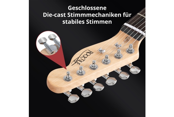Rocktile Pro TL100-SB Chitarra Elettrica 2-Tone Sunburst image 8