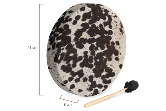 Classic Cantabile HSD-18 Traditionele Sjamanentrommel met Runderhuid 18\" Set met Tas image 8
