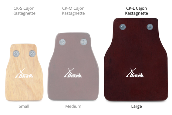 XDrum CK-L Cajon Kastagnette Large Set image 8