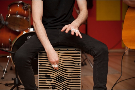 XDrum Design Series Cajon "Skull" Set incl. Tas + School image 8