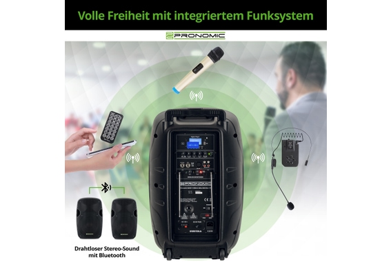 Pronomic MOVE 12MA-A Akku-Aktivbox 12"  - Retoure (Zustand: gut) image 8