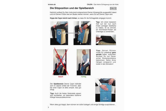 Sela Varios Cajon Blue Set incl. Escuela de Cajón image 8