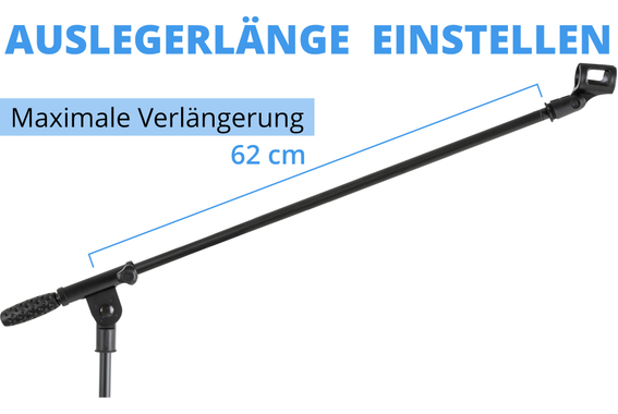 McGrey MBS-01 Pied de Micro avec Perche et Pince Micro 5x Set image 8