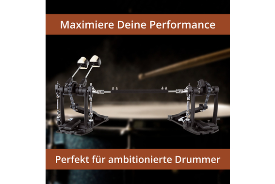 XDrum Pro Doppel Fußmaschine  - Retoure (Zustand: gut) image 8