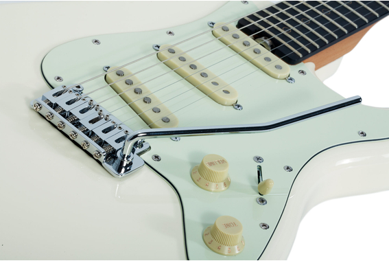 Schecter Nick Johnston Traditional SSS Atomic Snow image 8