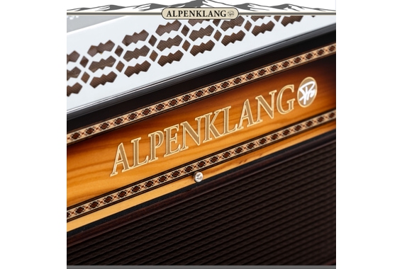 Alpenklang Pro Accordeon IV 96 CM Olijf image 8