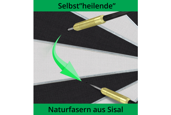 Stagecaptain DBS-1715 BullsEye Pro Cible de Fléchettes + Set Support Or image 8