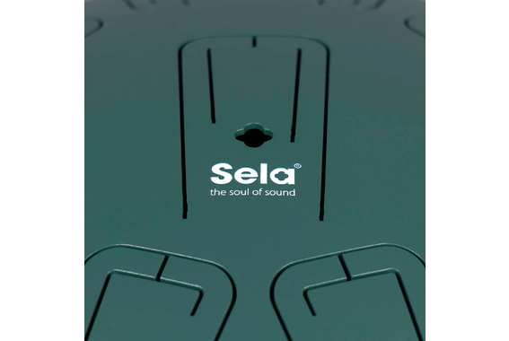 Sela SETD13U2 Unity Tongue Drum 13" C-Major Verde 432 Hz image 8