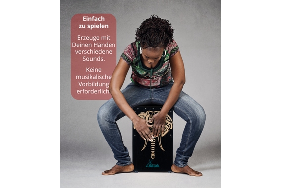 XDrum Design Series Cajon "Elephant" Set incl. Borsa + Scuola image 8