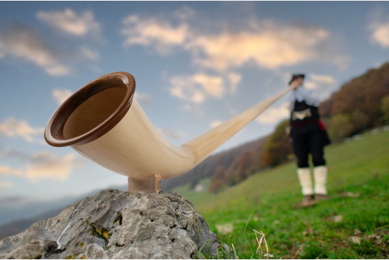 Lechgold Alphorn Naturel F 360 cm 3 parties image 8