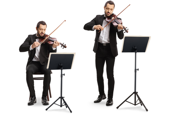 Pronomic OS-01C Pupitre d'Orchestre Fermé avec Pinces à Partitions 3x Set image 8