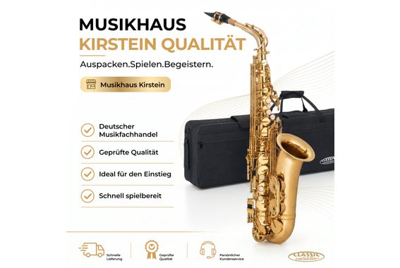 Classic Cantabile AS-450 Eb-Altsaxophon  - Retoure (Zustand: sehr gut) image 8