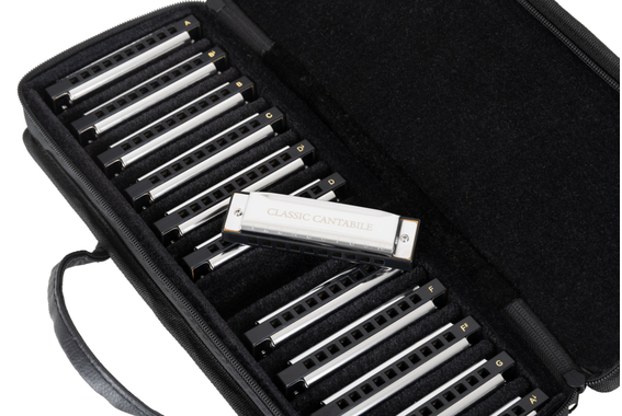 Classic Cantabile AHBS-12 Alabama Blues Harmonica 12er Set  - Retoure (Zustand: sehr gut) image 8