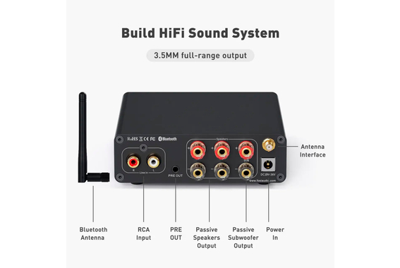 Fosi Audio BT30D Pro / Polk 2.1 Bass Shaker Set image 8