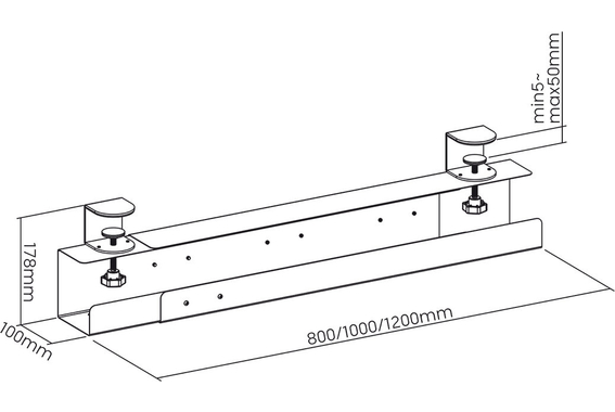 my wall HZ 46-2 Supporto Per Ciabatta Set image 8