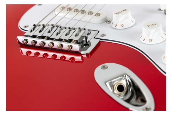 Shaman Element Series STX-100R E-Gitarre rot  - Retoure (Zustand: sehr gut) image 8