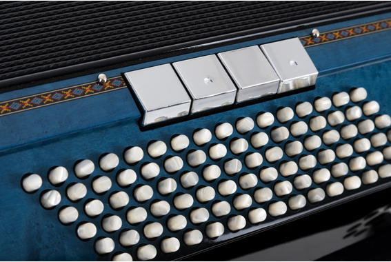 Alpenklang Pro acordeón IV 96 M Shadow Blue image 8