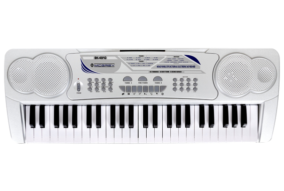 McGrey BK-4910SR Keyboard Met 49 Toetsen En Notenhouder Zilver image 8