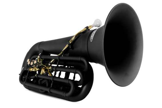 Classic Cantabile KT-30MS MardiBrass Kunststoff Bb-Tuba Matt-schwarz  - B-Ware (Zustand: sehr gut) image 8