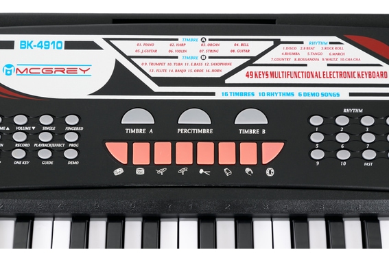 McGrey BK-4910BK Clavier 49 Touches Et Pupitre image 8
