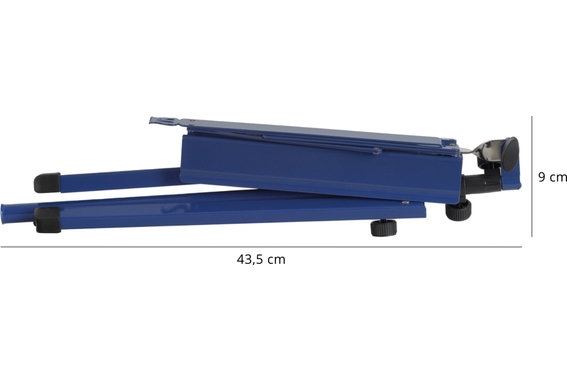 Classic Cantabile 100 Pupitre Medium Bleu Set incl. Boîte de Rangement image 8