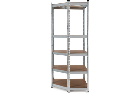 Stagecaptain Heavyrack Scaffale Angolare per Magazzino con Ripiani in Legno, max. 875 kg image 8