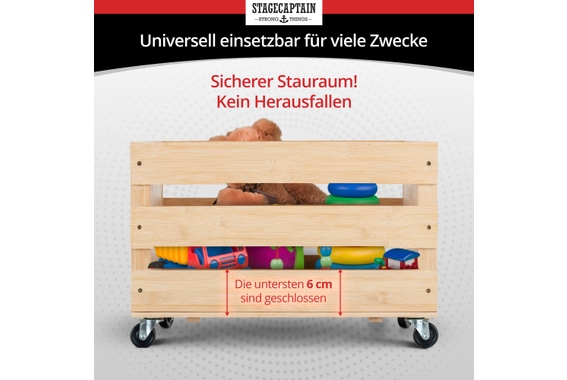 Stagecaptain SPKB-100 NT Scatola per Dischi "Emil" in Bambù Naturale Set da 2 image 8