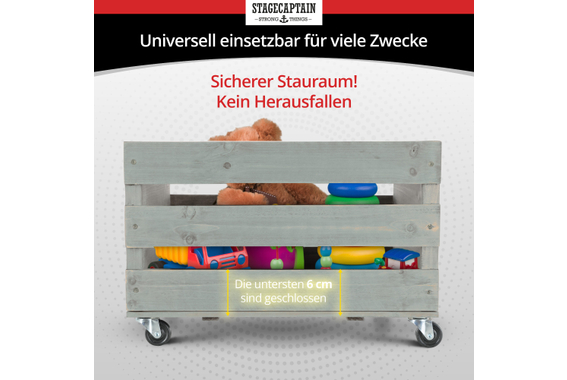 Stagecaptain SPK-100 GY Cassa per Dischi "Emil" Grigia 2x Set image 8