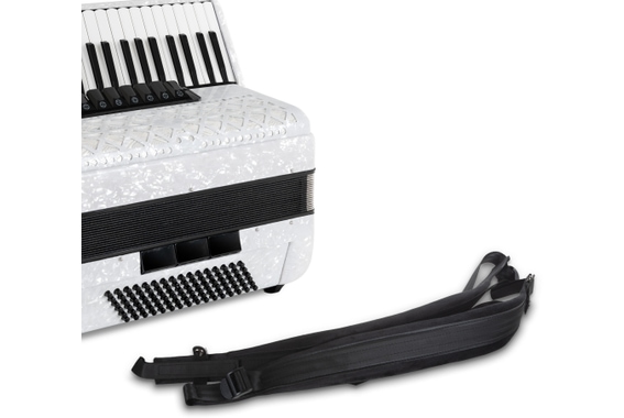 Classic Cantabile 96-Bass Accordeon "Secondo V" Wit G-g'' Set image 8