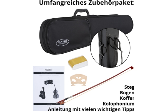 Classic Cantabile Student Violinset 1/8 image 8